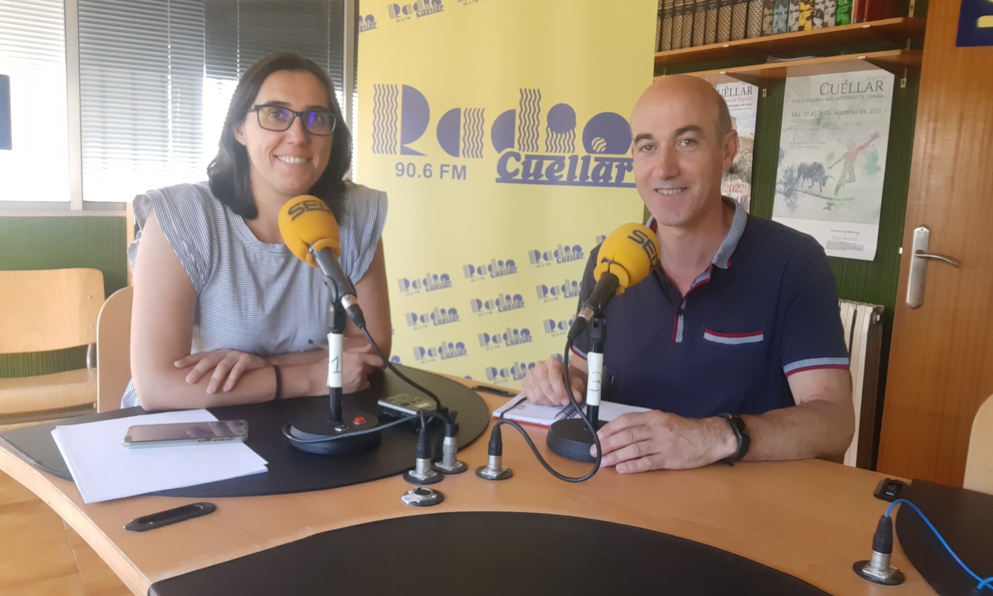 Cristina Sancho (Cadena Ser) y Luis Ángel García (Mente Clara)